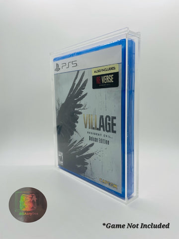 UV Resistant Acrylic Display Case For Sony PlayStation 1 Game – 4mm Protector