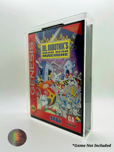 Sega Genesis Clamshell Acrylic Video Game Case Protector