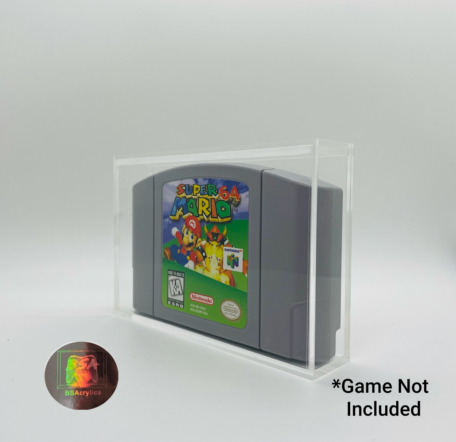 Nintendo 64 (N64) Cartridge Game Case Protector – BSAcrylics