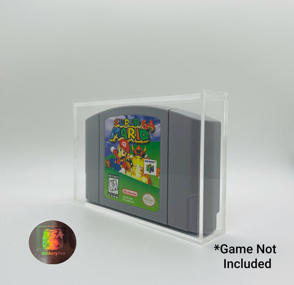 Nintendo 64 (N64) Cartridge Acrylic Video Game Case Protector