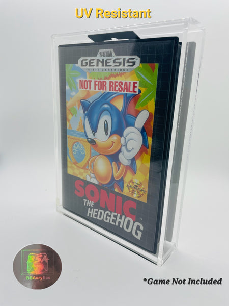 Sega Genesis Acrylic Video Game Case Protector UV RESISTANT