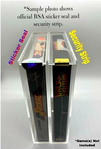 Super Nintendo (SNES) Cartridge Acrylic Video Game Case Protector
